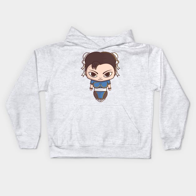 CHUN LI STREET FIGHTER Kids Hoodie by PNKid